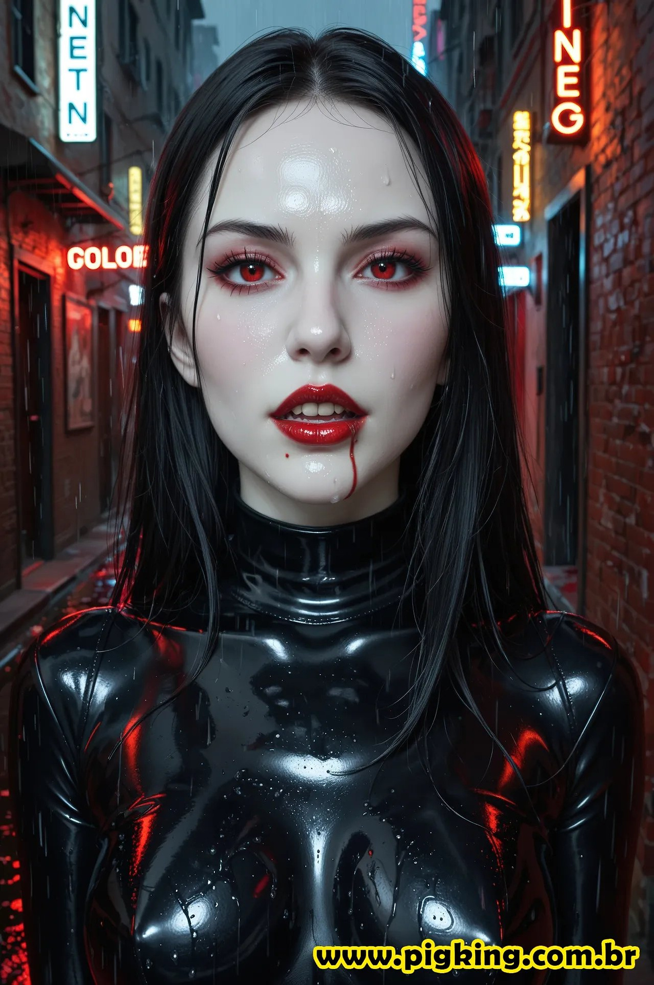 Elle, The Vampire Goddess of the Night 🩸🌙✨